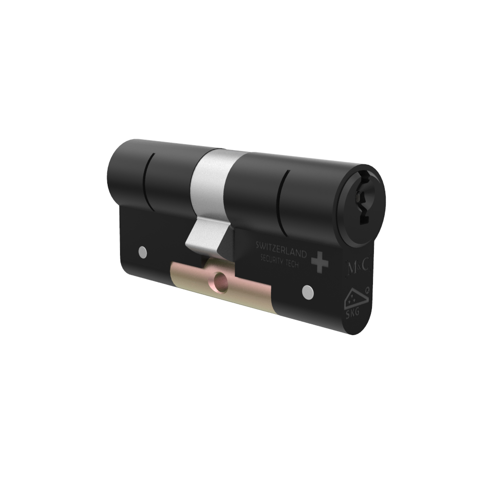 Cilinderslot M&C Matrix dubbele cilinder zwart SKG3 - Afbeelding 4