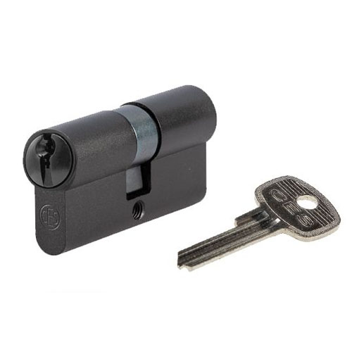 Cilinderslot CES NPR6 dubbele cilinder midnight black C690 SKG3
