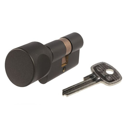 Cilinderslot CES NPR6 knopcilinder midnight black C690 SKG3