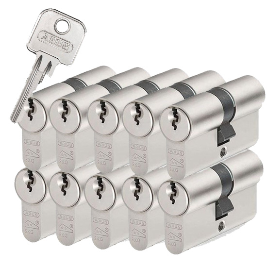 10x gelijksluitende cilindersloten Abus E60 SKG2