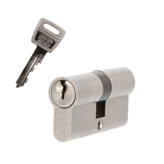 1x Cilinderslot Nemef NF3 SKG3 132/9 OUD