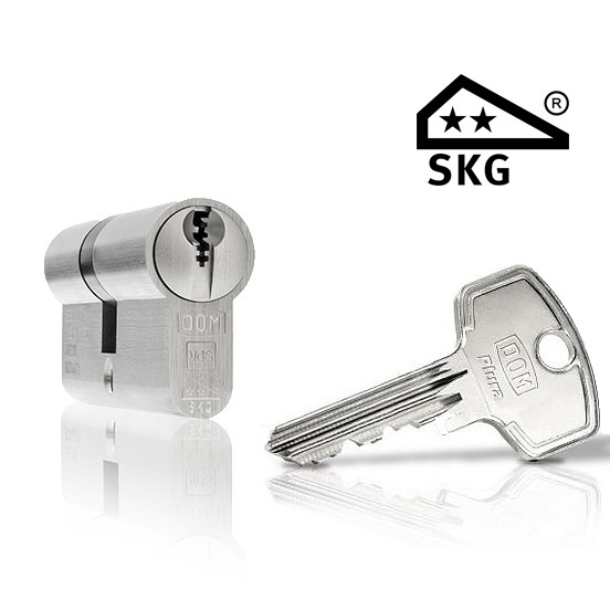 9x gelijksluitende cilindersloten Dom Plura SKG2 - Afbeelding 2