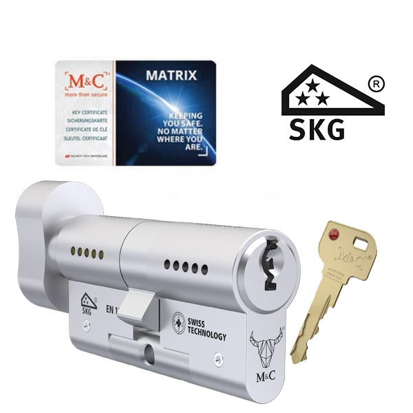 Nabestellen cilinderslot M&C Matrix knopcilinder SKG3