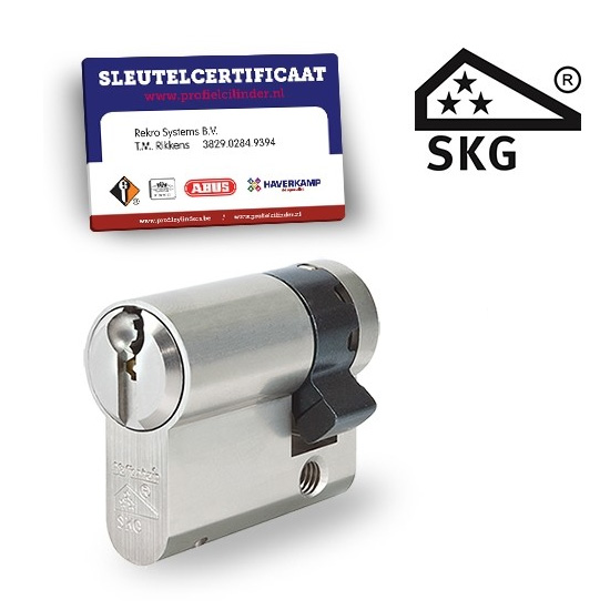Nabestellen cilinderslot Vitess halve cilinder SKG3