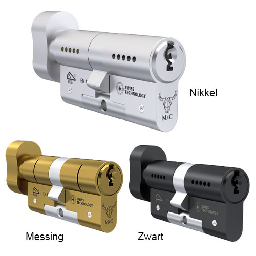 4x gelijksluitende cilindersloten M&C Matrix SKG3 - Afbeelding 6