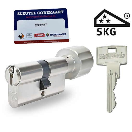 Cilinderslot Pfaffenhain ZS31E SKG3 knopcilinder - Afbeelding 4