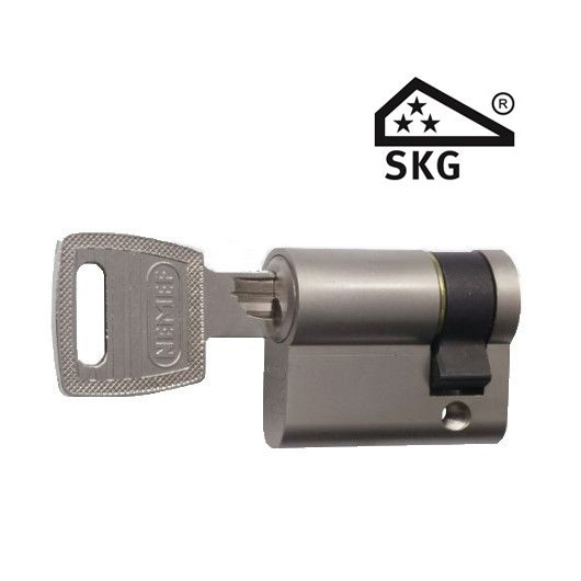 Cilinderslot Nemef NF3 halve cilinder SKG3 131/9