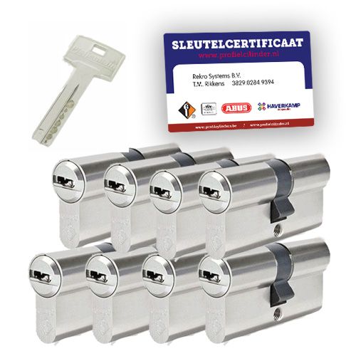 8x gelijksluitende cilindersloten Pfaffenhain M15R SKG3