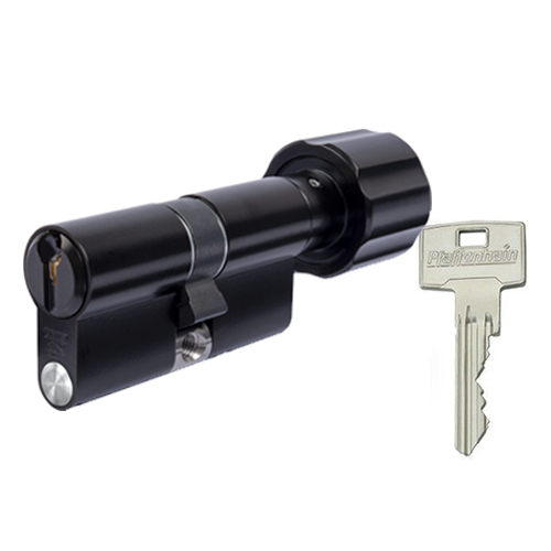 Cilinderslot Pfaffenhain EA zwart SKG3 knopcilinder F14
