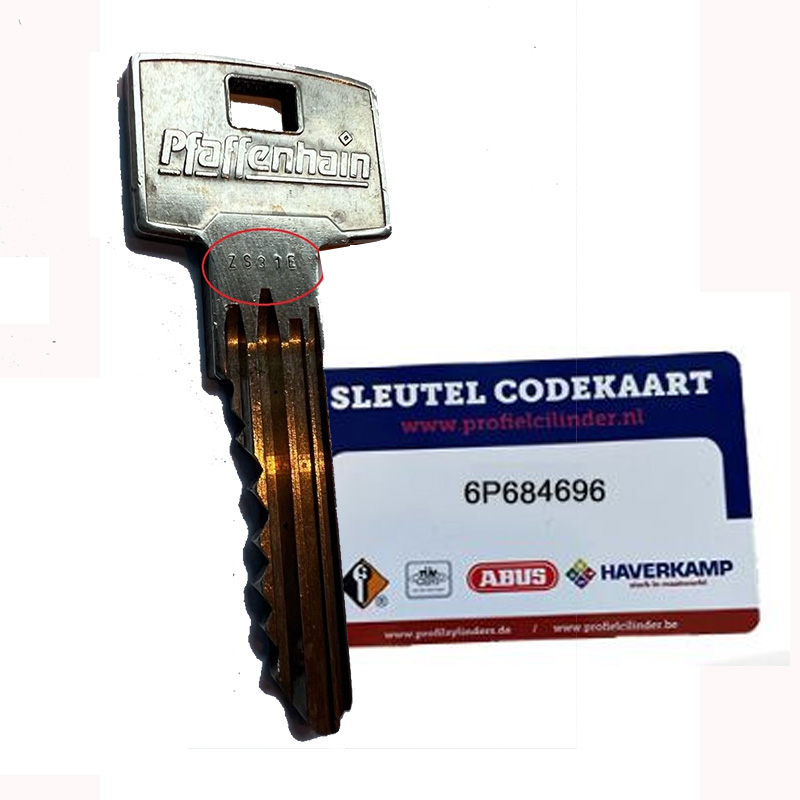 Nabestellen sleutel Pfaffenhain ZS31E - Afbeelding 2