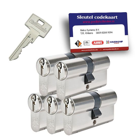5x gelijksluitende cilindersloten Pfaffenhain ZS31E SKG2
