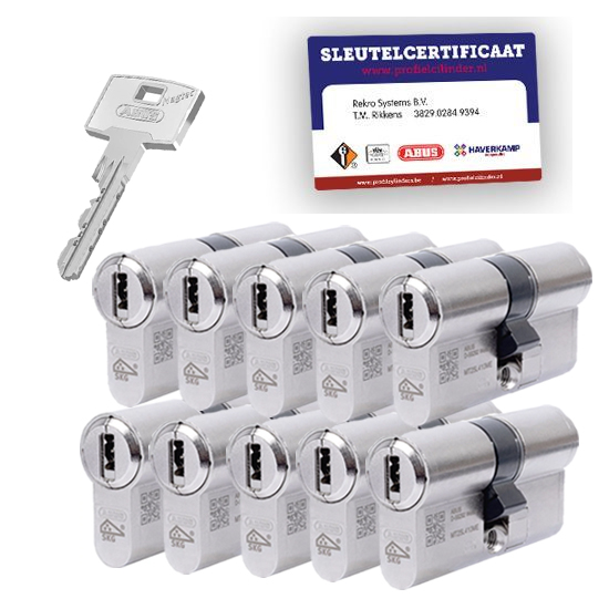 10x gelijksluitende cilindersloten Pfaffenhain Magtec SKG3