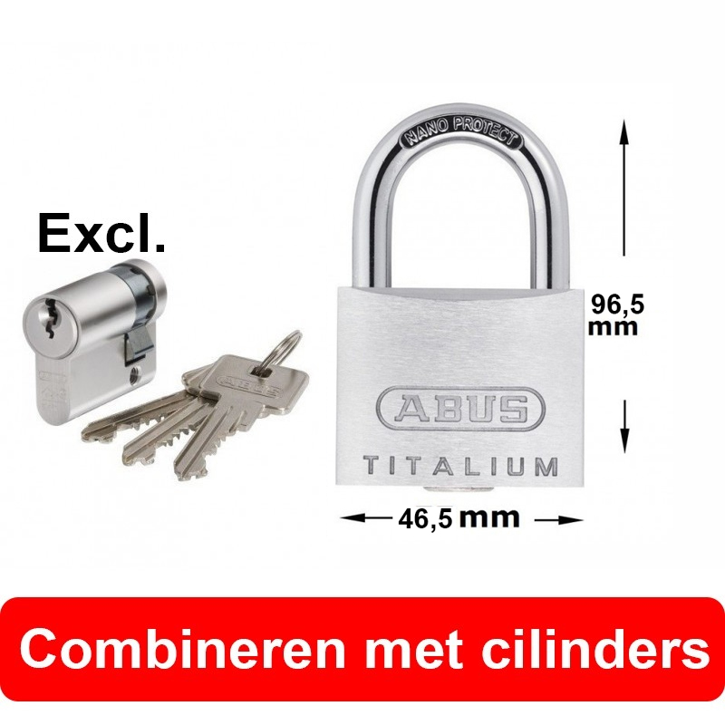 Abus Hangslot 86TI45 (excl. halve cilinder)