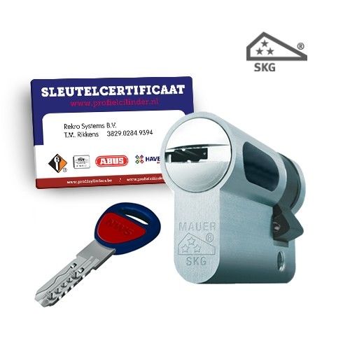 3x gelijksluitende cilindersloten Mauer New Wave 5 SKG3 - Afbeelding 5