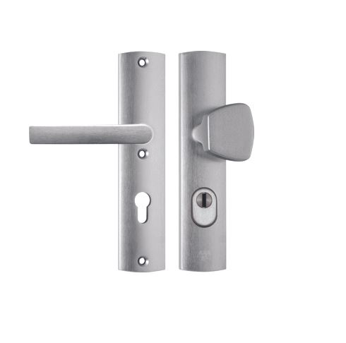 OUTLET AXA Veiligheidsdeurschild S-knop PC72 F1 Aluminium