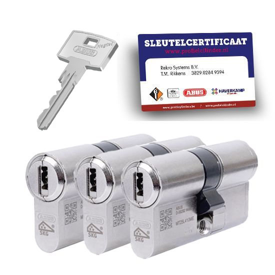 3x gelijksluitende cilindersloten Pfaffenhain Magtec SKG3