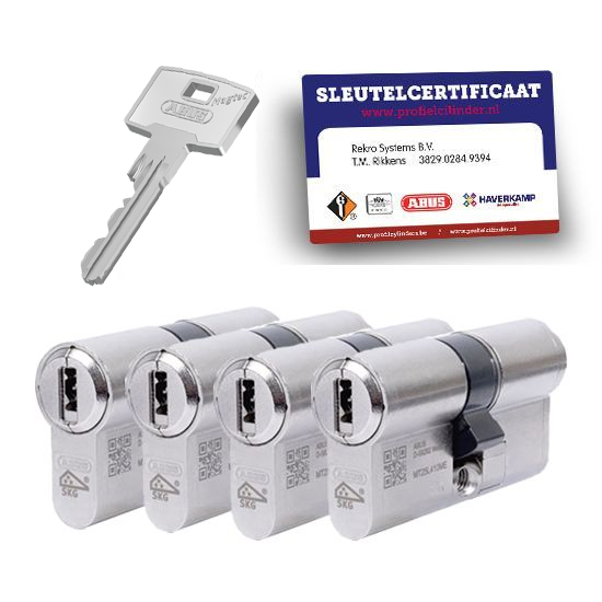4x gelijksluitende cilindersloten Pfaffenhain Magtec SKG3