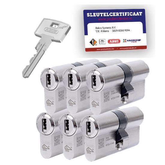 6x gelijksluitende cilindersloten Pfaffenhain Magtec SKG3
