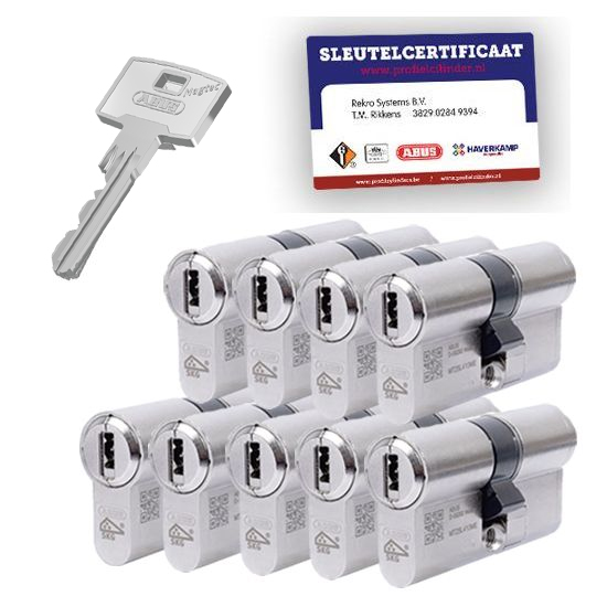 9x gelijksluitende cilindersloten Pfaffenhain Magtec SKG3