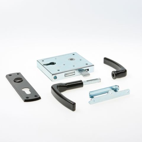 Dulimex poortslot met hefschoot 55/65 profielcilinder DM60 - Afbeelding 2