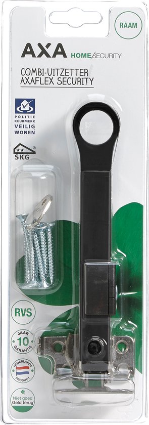 AXA Veiligheids combi-raamuitzetter AXAflex Security zwart OUTLET