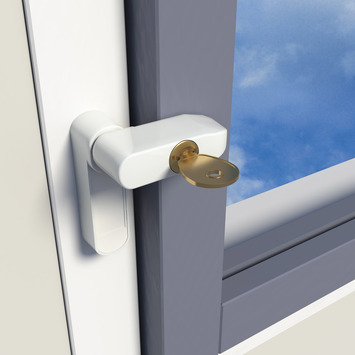 Secu Raamgrendel 832 Afsluitbaar Wit OUTLET - Afbeelding 2