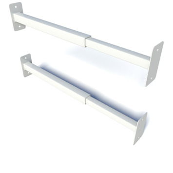 SecuBar barrièrestang Duo RAL 9010 (Wit) SKG 2-sterren 31-55 cm OUTLET