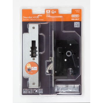 NEMEF veiligheidsslot 4109 zelfsluitend haakschoot SKG 2-sterren Doorn 50mm PC 55mm OUTLET - Afbeelding 2