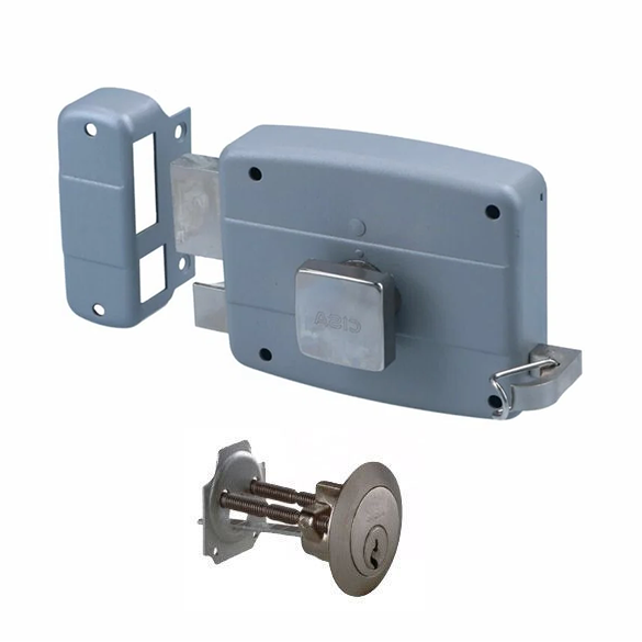 Cisa oplegslot 50330 – DM50 – Losse cilinder – met knop – DR2 – DIN Rechts
