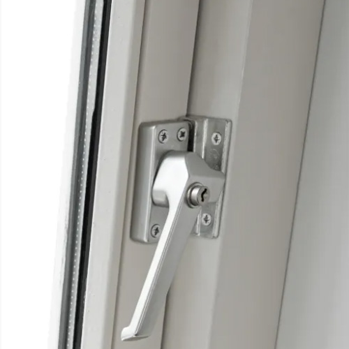 Veiligheids raamsluiting 3319 Linksdraaiend Opbouwsluitkom Aluminium - Afbeelding 3
