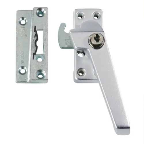 Veiligheids raamsluiting 3319 Rechtsdraaiend Opbouwsluitkom Aluminium