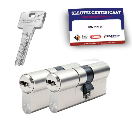 2x gelijksluitende cilindersloten Pfaffenhain Bravus SKG3