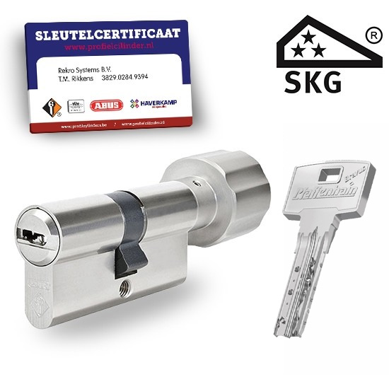 9x gelijksluitende cilindersloten Pfaffenhain Bravus SKG3 - Afbeelding 3