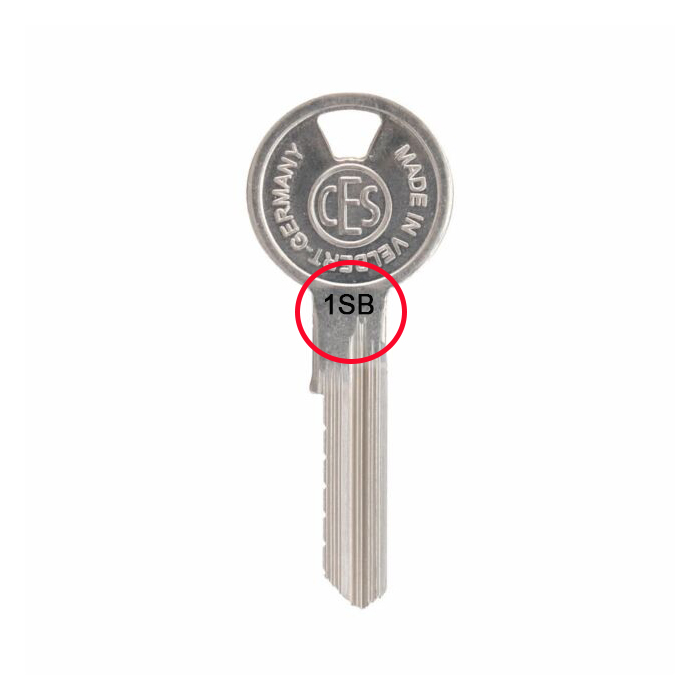 Nabestellen sleutel CES 1SB